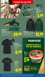 Folheto Lidl semana 36 Página 35: Parkside camisola sweat para homem €12,99