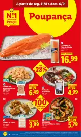 Folheto Lidl semana 36 Página 6: Ocean sea mariscada xxl sem glúten €5,79, Lombos de Paloco €3,99