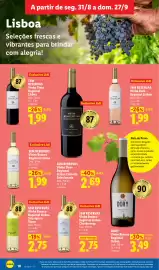 Folheto Lidl | Vinhos, Queijos e Enchidos Página 10: Sem reservas chardonnay €2,75, Sem reservas vinho branco €2,75