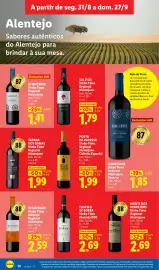 Folheto Lidl | Vinhos, Queijos e Enchidos Página 14: Almocreve vinho tinto alentejano €1,41