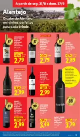 Folheto Lidl | Vinhos, Queijos e Enchidos Página 15: Herdade das mouras vinho tinto regional alentejano premium €2,79