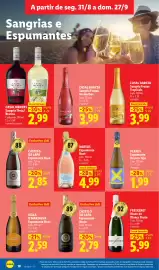 Folheto Lidl | Vinhos, Queijos e Enchidos Página 18: Mateus espumante rosé €4,99, Casal Garcia Sangria Frutos Vermelhos €3,99