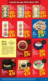 Folheto Lidl | Vinhos, Queijos e Enchidos Página 21: Castelões Queijo Curado €5,99, Gleba pão de massa mãe €2,39