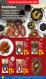 Folheto Lidl | Vinhos, Queijos e Enchidos Página 22: Da minha terra alheira de mirandela €1,39