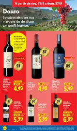 Folheto Lidl | Vinhos, Queijos e Enchidos Página 6: Papa Figos Vinho Tinto €5,99, Esteva vinho tinto douro doc €4,49