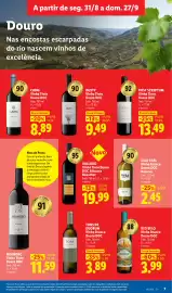 Folheto Lidl | Vinhos, Queijos e Enchidos Página 7: Carm vinho tinto €8,89, Vallado Vinho Tinto Douro €19,99