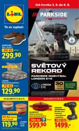 Lidl leták Strana 1: Esmara Men Obuv „Sneaker“ €299,90, LIVARNO Saténové ložní povlečení €129,90