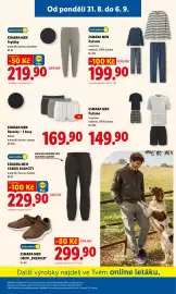 Lidl leták Strana 11: Esmara Men Tepláky €219,90, ESMARA MEN BOXERKY – 3 KUSY €169,90