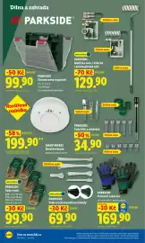 Lidl leták Strana 20: PARKSIDE Oboustranný organizér €99,90, PARKSIDE Sada bitů a adaptérů €34,90