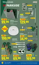 Lidl leták Strana 20: PARKSIDE Oboustranný organizér €99,90, PARKSIDE Sada bitů a adaptérů €34,90