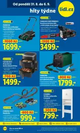 Lidl leták Strana 25: PARKSIDE PERFORMANCE Benzínová řetězová pila s elektrickým startováním €3.499,00