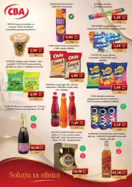 Catalog CBA Pagină 6: Piroska sirop Light 50%, diverse €7,49, Goldfish snack €2,99