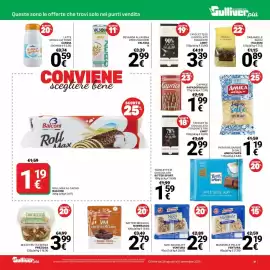 Volantino Supermercati Gulliver Pagina 31: Noci sgusciate Ventura €2,29, Caramelle Sukai €0,89
