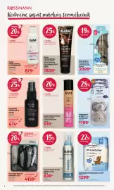 Rossmann akciós újság Oldal 4: Isana multi effekt szárazsampon €919,00, Isana power ultra erős hajhab €639,00