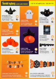 Harald Nyborg tilbudsavis Side 33: Halloween pyntegræskar €20,00, Halloween flagermus €19,00