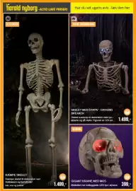 Harald Nyborg tilbudsavis Side 5: Gigant kranie med mos €399,00, Kæmpe Skelet €1.499,00