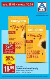 ALDI gazetka Strona 3: Kawa mielona Eduscho Family €18,99