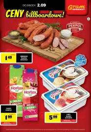Gram Market gazetka tydzień 35 Strona 3: Napój jabłko gruszka Hortex €1,99, Lody waniliowo-truskawkowe Bambo Augusto €5,99