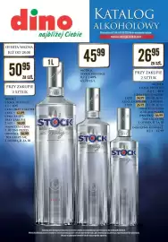 Dino gazetka | Alkohole Strona 1: WÓDKA STOCK PRESTIGE 1 l | 40% €50,95, Wódka Stock Prestige 0,5 l 40% €26,95