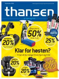 Thansen kundeavis Side 1: Ctek, Sparco bilstoler
