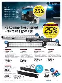 Thansen kundeavis Side 13: Raze relésett €249,00, Lightstorm skiltbrakett €269,00