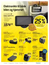 Thansen kundeavis Side 21: Mobiline+ Multiladeadapter 65W €299,25, X2OUND trådløst ryggekamera 5" BUC-300 €1.874,25