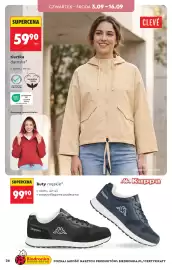 Biedronka gazetka Strona 26: Buty męskie €99,90, KURTKA DAMSKA €59,90
