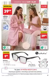 Biedronka gazetka Strona 27: Piżama damska €29,99, Okulary do czytania €9,99