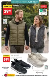 Biedronka gazetka Strona 6: Kamizelka damska lub męska €39,99, Buty damskie €59,90