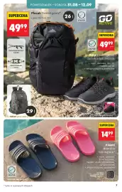 Biedronka gazetka Strona 7: Plecak trekkingowy €49,99, Buty trekkingowe damskie lub męskie €49,99