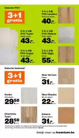 Kwantum folder Pagina 17: 2-in-1 klik pvc jiggs eiken €55,00, 2-in-1 klik pvc abilene grijs tegel €43,00