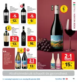Carrefour folder Pagina 15: Italië Toscane Brunello di Montalcino Piccini Rood €16,99