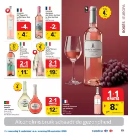 Carrefour folder Pagina 19: Italië Costa Toscana Martina Vermentino €19,98, Portugal Mateus The Original €12,98