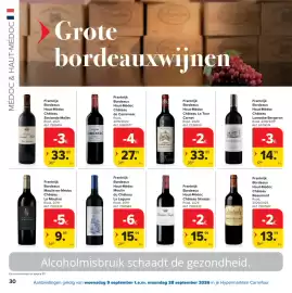 Carrefour folder Pagina 30: Frankrijk Bordeaux Haut-Médoc Château de Camensac Rood €27,99
