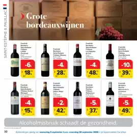 Carrefour folder Pagina 32: Frankrijk Bordeaux Saint-Estèphe Château Meyney Rood €28,99