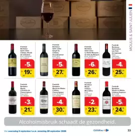 Carrefour folder Pagina 33: Frankrijk Bordeaux Saint-Julien Sarget du Château Gruaud-Larose €27,99