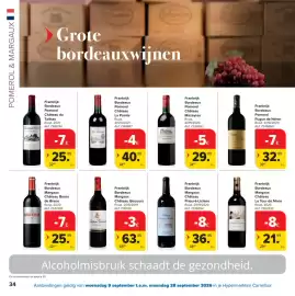 Carrefour folder Pagina 34: Frankrijk Bordeaux Pomerol Château La Pointe Rood €40,99