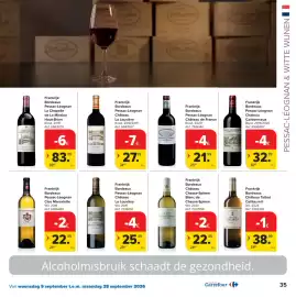 Carrefour folder Pagina 35: Frankrijk Bordeaux Pessac-Léognan Château La Louvière Rood €27,99
