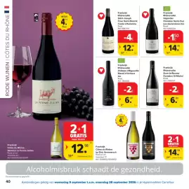Carrefour folder Pagina 40: Frankrijk Côtes du Rhône by Dirk Vermeersch €14,98