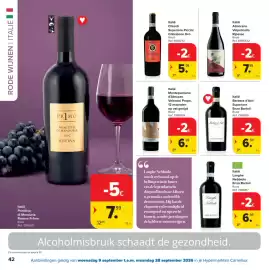 Carrefour folder Pagina 42: Italië Barbera d'Asti Superiore Enzo Bartoli €6,99