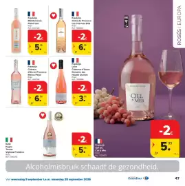 Carrefour folder Pagina 47: Frankrijk Loire Cabernet d'Anjou Domaine des Hautes Ouches Rosé €3,99