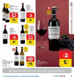 Carrefour folder Pagina 5: Frankrijk Bordeaux Supérieur Château Daulibey Rood €6,99