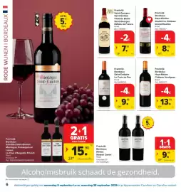 Carrefour folder Pagina 6: Frankrijk Bordeaux Médoc Maison Castel Rood €9,99