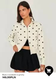 Bershka gazetka tydzień 35 Strona 10: Bluza z suwakiem w grochy €149,00