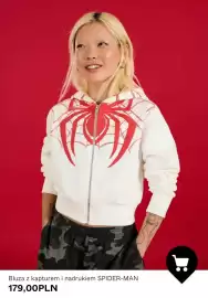 Bershka gazetka tydzień 35 Strona 5: Bluza z kapturem i nadrukiem Spider-Man €179,00