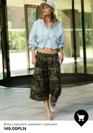 Bershka gazetka tydzień 35 Strona 9: Bluza z kapturem, suwakiem i nadrukiem €149,00