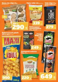 Vil-For akciós újság hét 35 Oldal 15: Rice up brown rice chips €290,00, Pringles hot €649,00