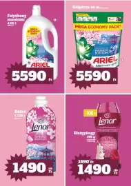 Vil-For akciós újság hét 35 Oldal 20: Ariel allin1 pods €5.590,00, Lenor illatgyöngy €1.490,00