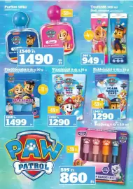 Vil-For akciós újság hét 35 Oldal 7: Paw patrol colour bath tabs €1.290,00, Paw patrol foam makers caps €1.290,00