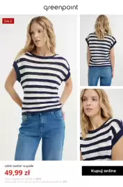 Greenpoint gazetka tydzień 35 Strona 5: Lekki sweter w paski Greenpoint €49,99